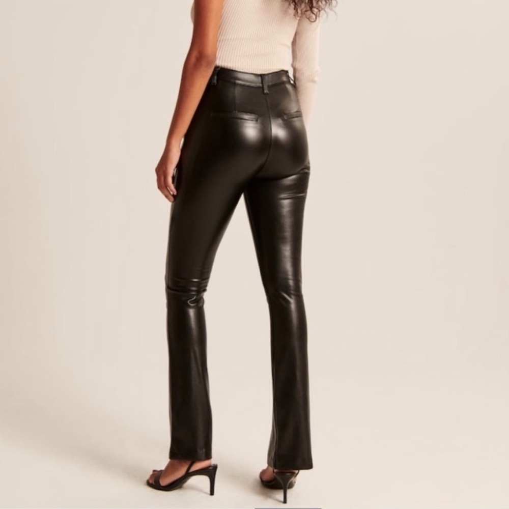 Abercrombie & Fitch | Ultra High Rise Skinny Faux Leather Pants - Picture 2 of 14